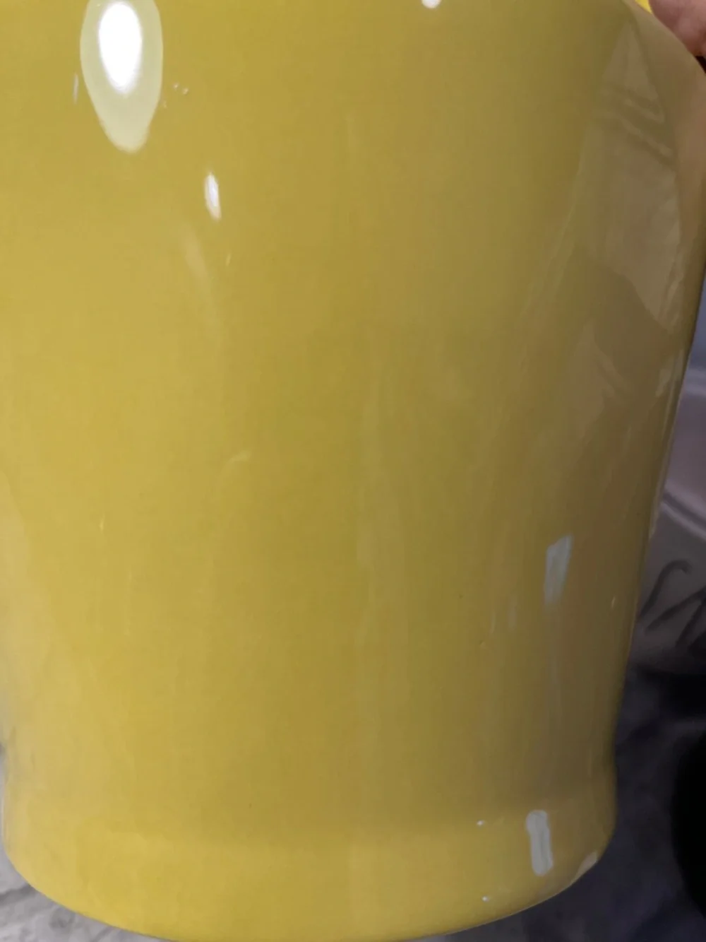 Sporvil Bright Yellow Ceramic Double-Handled Vase - Home Accents Portugal urn